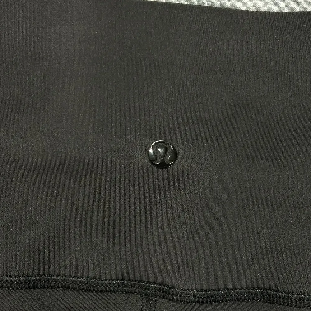 Lululemon Nulu High rise mesh panels crop leggings capris workout running wms 6 - Picture 4 of 6